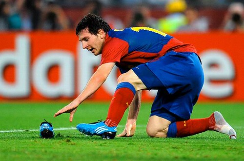 Messi boot by welshsock