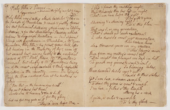 Robert Burns 'Holy Willie's Prayer' - Pages 1 & 2