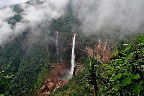 Nohkalikai vízesés / waterfall, Meghalaya, India