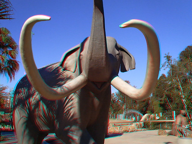3D Anaglyph photos from around San Diego Zoo These were taken with the 