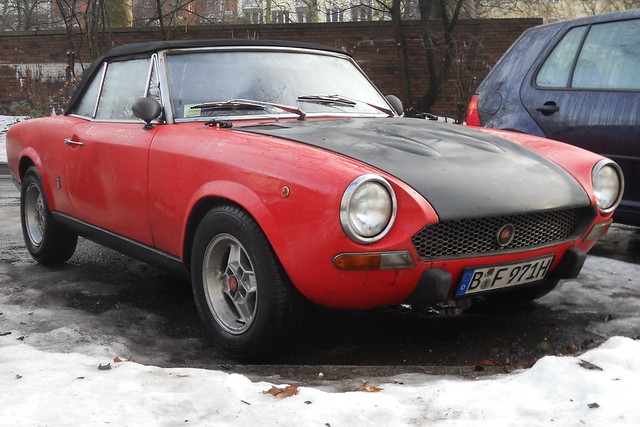 Looks like a Abarth Rally Stradale 19721975 Fiat 124 Sport Spider 1600 