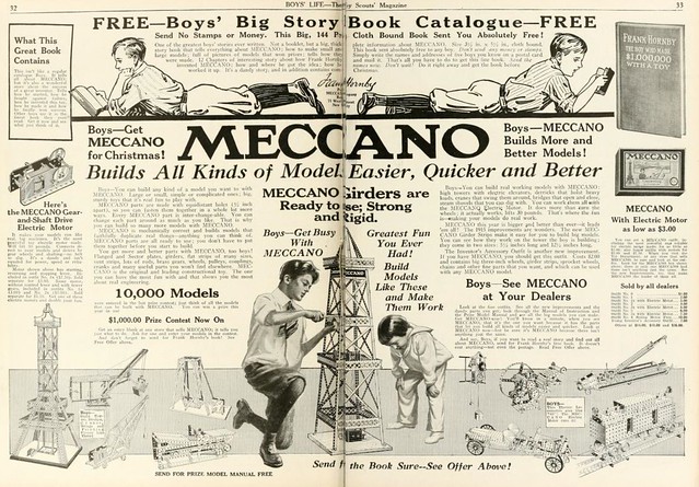 Vintage Advert for Meccano 1915