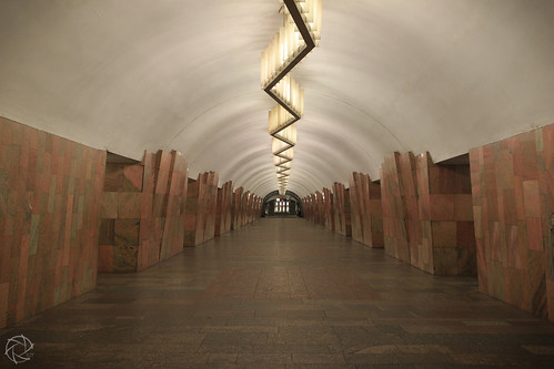 Moscow Metro Empty Tunnel