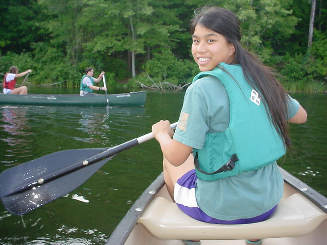Canoeing at Holliday Lake