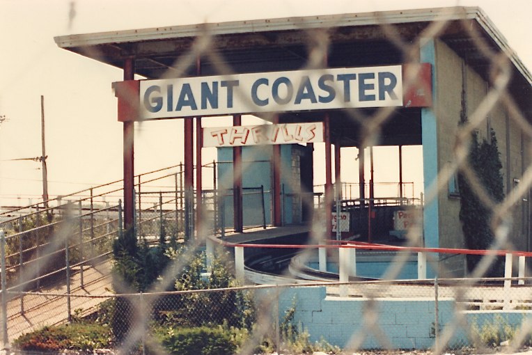 Paragon Park 1985 - Roller Coaster Giant Coaster Sign