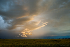Ciel orageux dans la beauce le 6 juin 2010