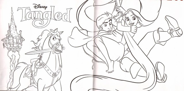 tangled coloring pages maximus gacaps - photo #28