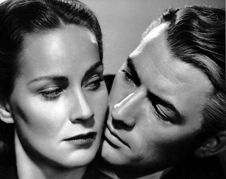 Alida Valli y Gregory Peck en El proceso Paradine 1947 de Alfred Hitchcock 