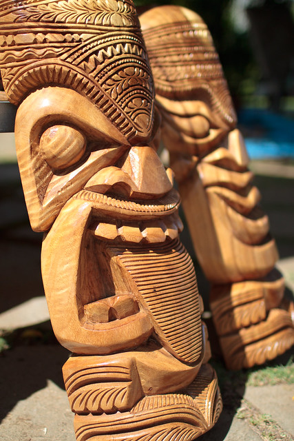 Hand Carved Hawaiian Tikis | Flickr - Photo Sharing!