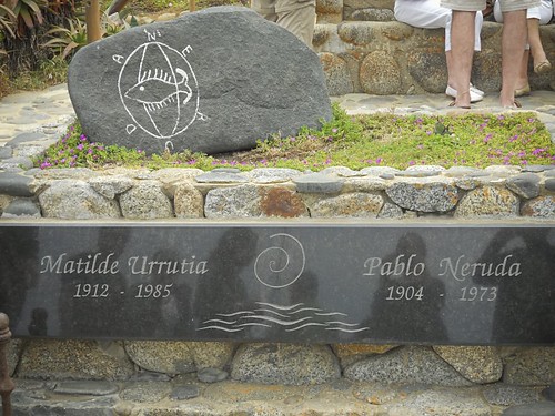 Pablo Neruda's grave