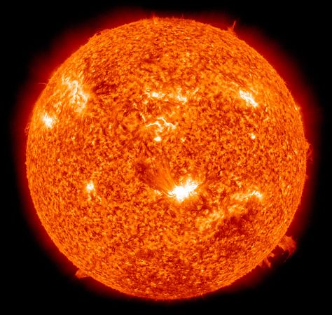 The Sun observed from space