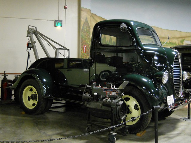 1940 Ford COE Tow Truck 4 Photographed at the California Automotive Museum