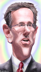 Rick Santorum - Caricature