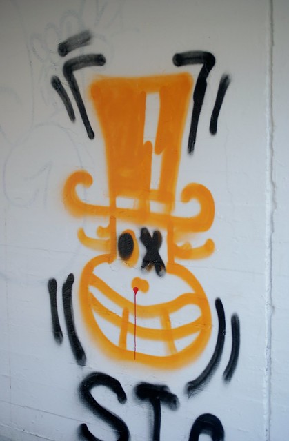 Monkey graffiti