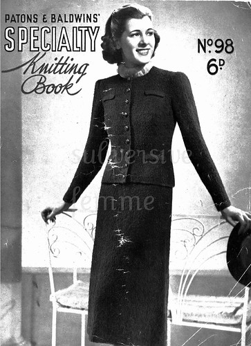 1930's Knitting - P&B's Free 1930's Knitting Pattern Booklet by Bex P&B's Speciality Knitting Book No.98 Knitting Book No.98