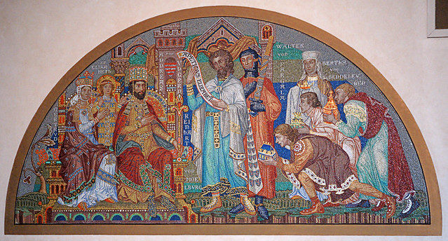 Saint Elizabeth of Hungary Roman Catholic Church, in Crestwood, Missouri, USA - mosaic