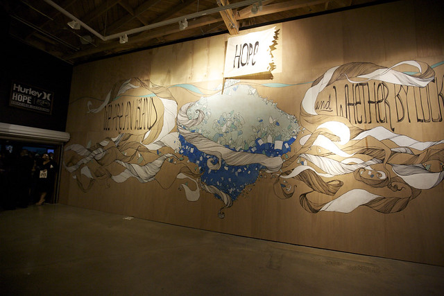 Brandon Boyd Art Show Collaboration with Hurley and Seathos benefiting the 