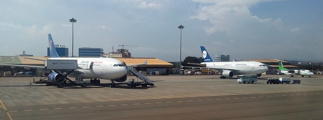 Egyptair at Accra's Kotoka Airport