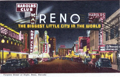 Reno Arch Night ~ 1 by Vintage Roadtrip