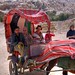Pilger in Kutsche, Petra, Jordanien