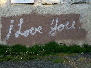 "i love you" graffiti in East Van - 051920117393