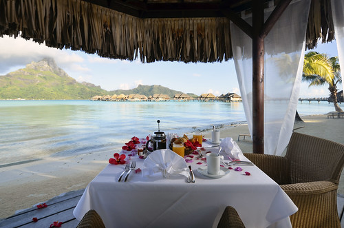 InterContinental Bora Bora  Resort & Thalasso Spa private breakfast