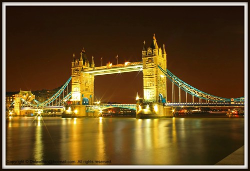 London , The Tower Bridge By Night