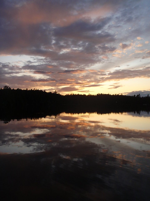 Sunset on a Maine Pond