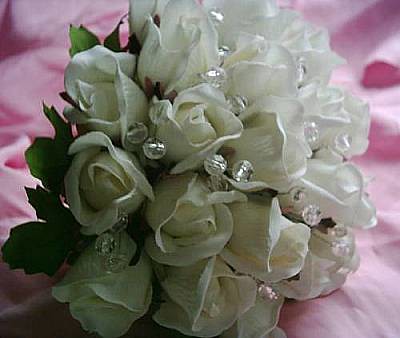 Crystal Wedding Bouquet on Rose   Crystal Posy Wedding Bouquet   Flickr   Photo Sharing