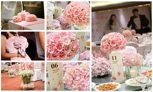pink wedding ideas for spring More and more brides now choose pink as the