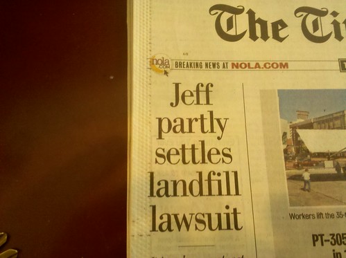 Jeff partly settles landfill lawsuit
