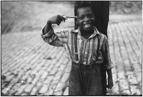 The Boy with a Gun image by Elliot Erwitt