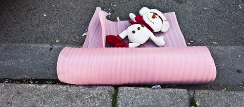 Abandoned Stuffed Toy On The Streets Of Dublin by infomatique