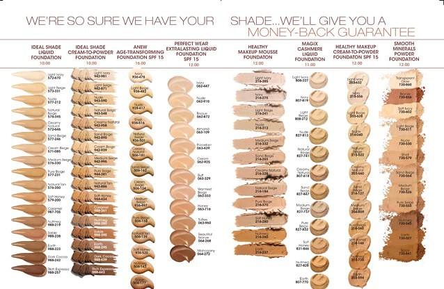 Mary Foundation Color Chart 2017