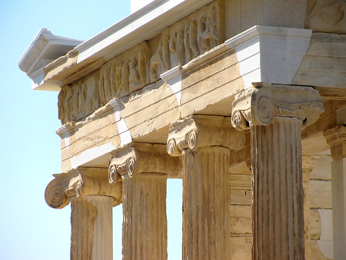 Detalle del Templo de Atenea