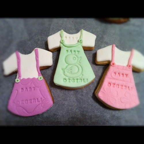 Kız bebek dogum kurabiyeleri by l'atelier de ronitte