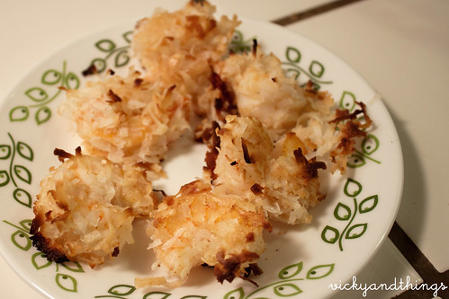 Baked coconut shrimp