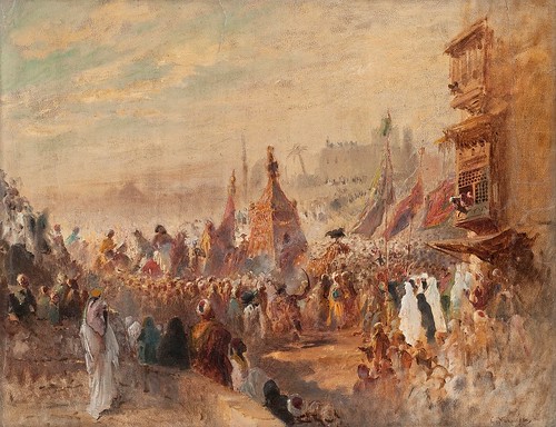 Konstantin Yegorovich Makovsky - Religious Procession in Cairo by Gandalf's Gallery