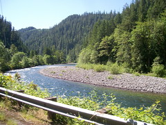 A bend in the Clackamas River