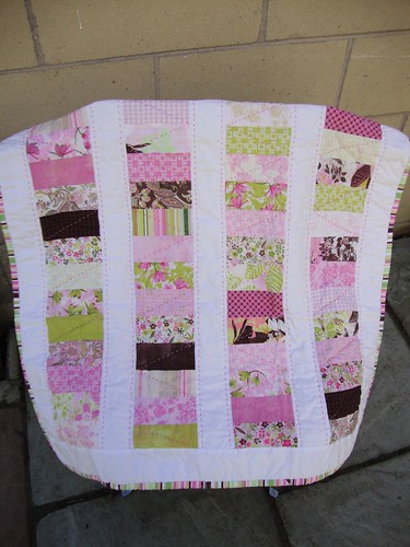 Baby Girl Coin Quilt Front