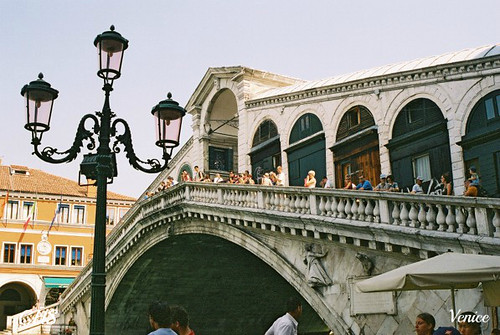 Rialto Bridge, Venice 35mm (2004) by Stocker Images