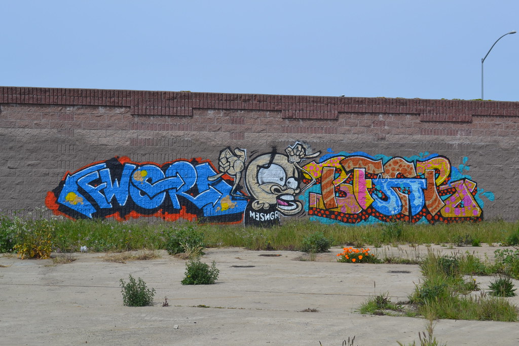 FWORD, MESR, BEGR, OAKLAND, the yard, Graffiti