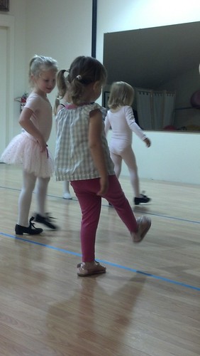 Lily's first dance class