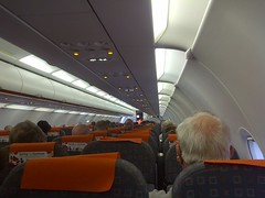 Easyjet inside plane