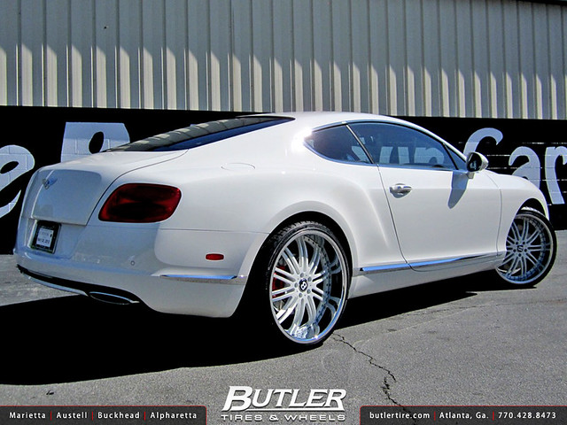 Bentley GT with 22in MHT Vendetta Wheels