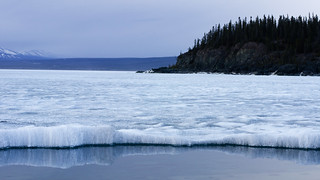 Kluane ice and island