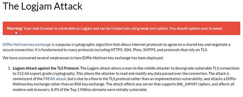 The Logjam Attack - ANOTHER Critical TLS Weakness