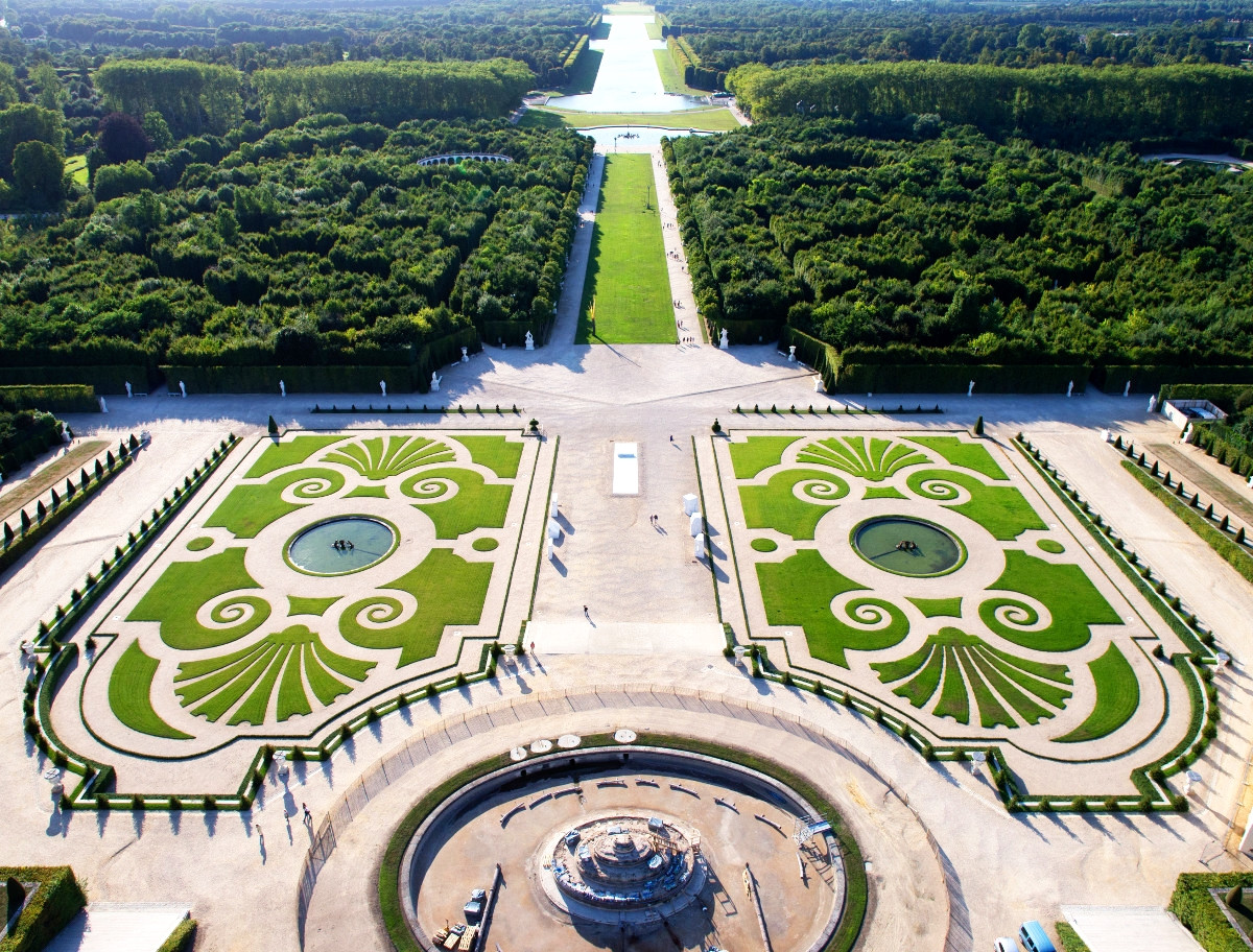 Aerial View of the Domain of Versailles. Credit ToucanWings