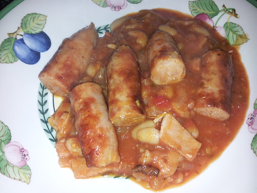 Hairy Bikers' Sausage and bean casserole