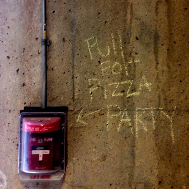 I always wondered how those pizza parties started